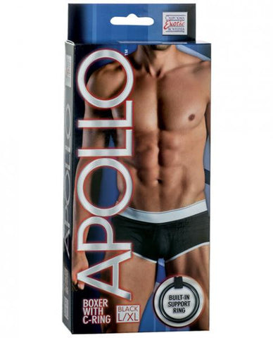 Apollo Boxer With C-Ring Black L/XL
