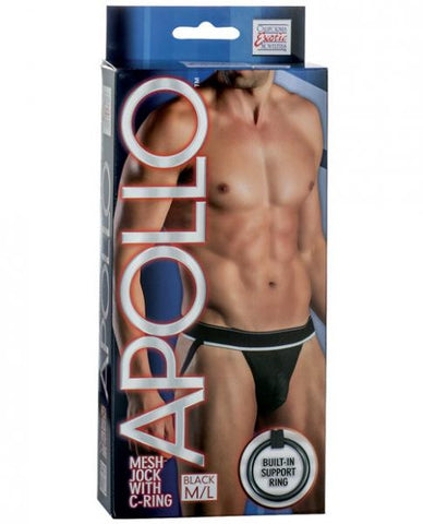 Apollo Mesh Jock with C-Ring Black M/L