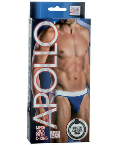 Apollo Mesh Jock with C-Ring Blue M/L