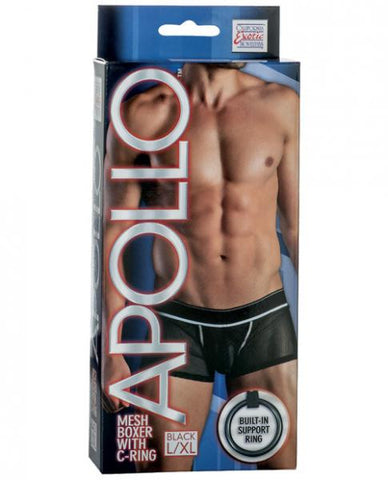 Apollo Mesh Boxer with C-Ring Black L/XL