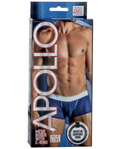 Apollo Mesh Boxer with C-Ring Blue L/XL