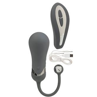 Embrace Lovers Remote Gray Vibrator