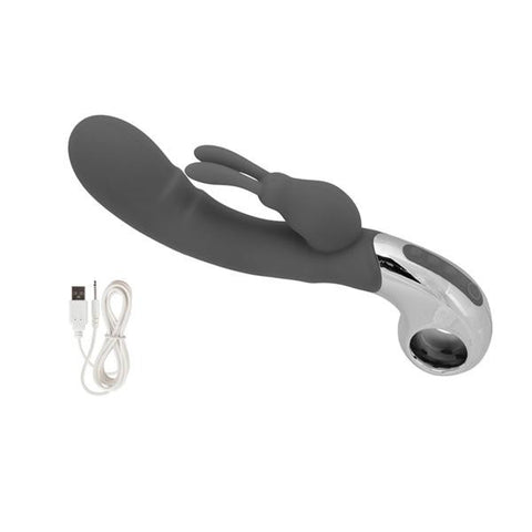 Embrace Bunny Wand Gray Vibrator