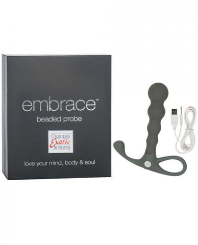 Embrace Rechargeable Beaded Probe Grey