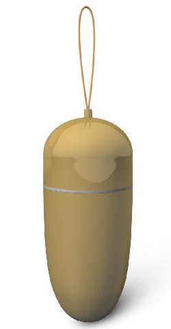 Shots Toys 10 Speed Remote Big Size Vibrating G-spot Egg - Gold