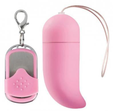 Shots toys 10 speed remote big size vibrating g-spot egg - pink