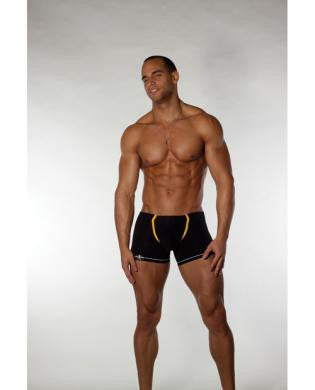 Skivvies Second Lieutenant Trunk Black/Yellow SM
