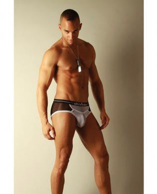 Skivvies Squadron Sheer Brief Black XL