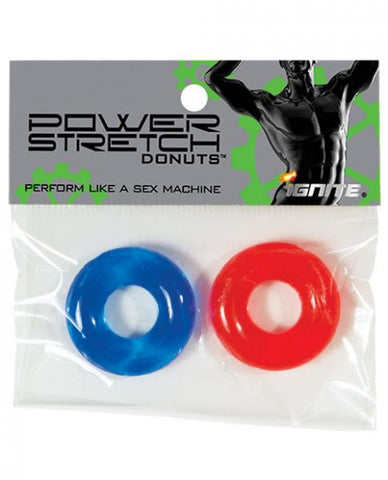 Power Stretch Donuts 2 Pack Red/Blue Rings