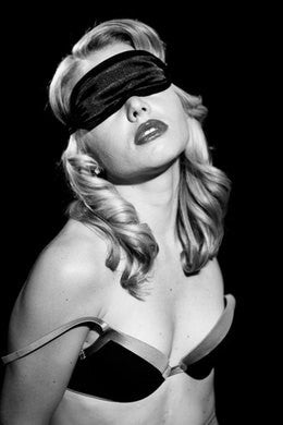 Sex &amp; Mischief Satin Black Blindfold