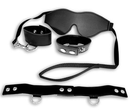 Sex &amp; Mischief  Black Bondage Kit