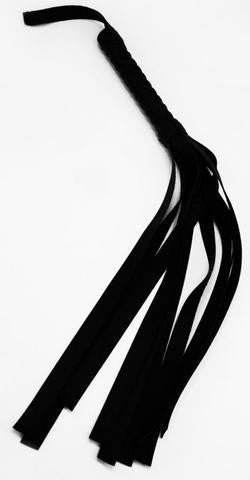 Faux Leather Flogger -Black