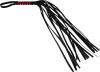 Sex &amp; Mischief Red and Black Stripe Flogger