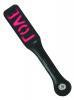 12in leather love impression paddle