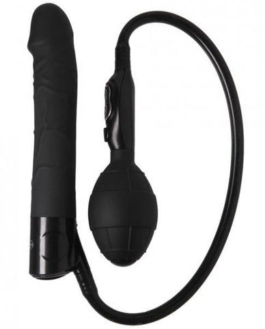 Magical Boy Inflatable Vibrating Penis Black