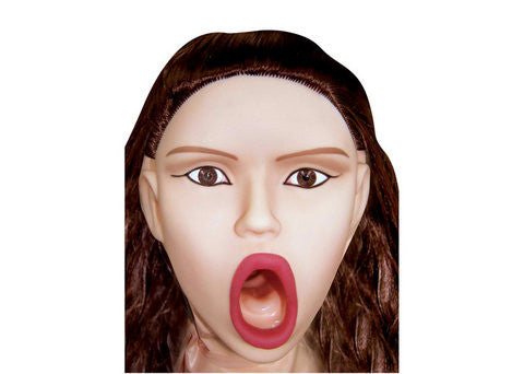 Lonely and lusty inflatable love doll w/cyberskin pussy and ass