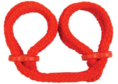 Japanese Silk Love Rope Wrist Cuffs - Red