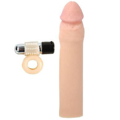 Cyberskin 3 in 1 vibrating x-tra cock extension