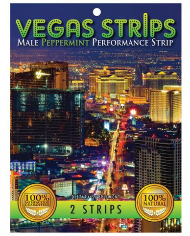 Vegas Strips Male Performance Peppermint 2 Pack