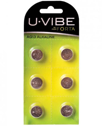 U-Vibe Batteries - AG13 Pack Of 6