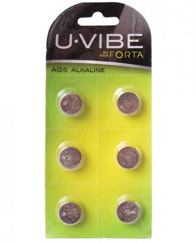 U-Vibe Batteries - AG5 Pack Of 6