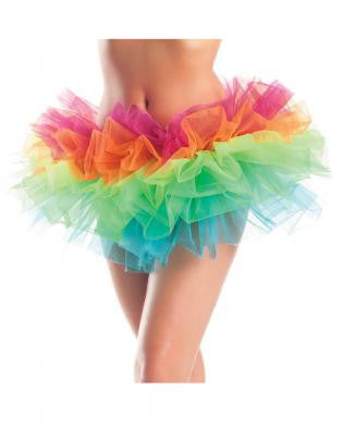 Layered Organza Tutu Rainbow O/S
