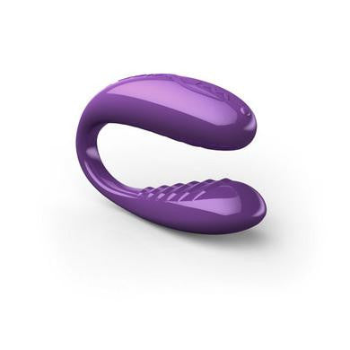 We--Vibe 3 Rechargeable Silicone Couples Vibe W/Remote- Purple