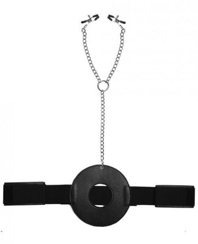 Detained Restraint System with Nipple Clamps