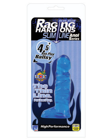Raging hard ons slimline 4.5in ballsy blue jelly
