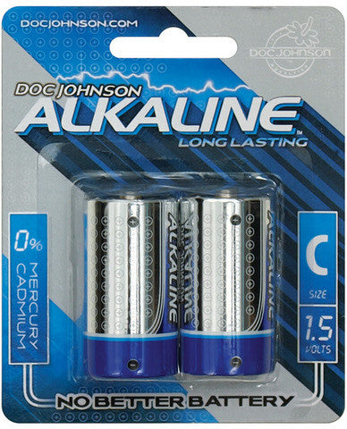 Doc johnson alkaline batteries - c 2 pack