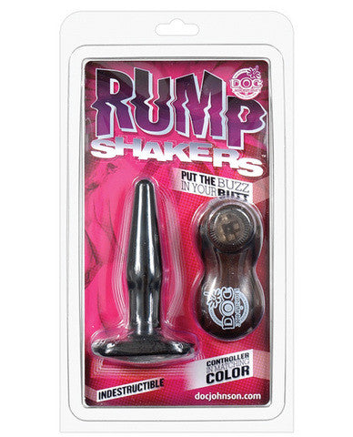 Rump shakers vibrating butt plug - small black