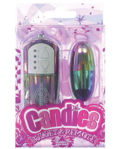 Candies metallic bullets - purple