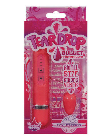Teardrop waterproof bullet - pink