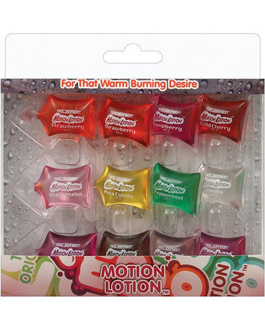 Motion lotion - 4 cc pillow pack of 12 assorted flavors