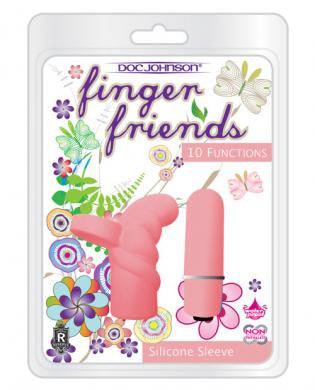 Finger friends roly ripples 10 function finger vibe - peach