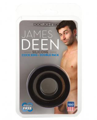 James deen signature cock ring - black