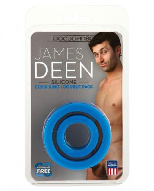 James deen signature cock ring - blue