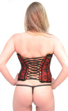 Womens Red Boned Steel Busk Fashion Valentine Corset Top