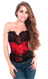 Exotic Valentine Red Fashion Valentine Corset Top