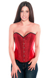 Valentine Red Elegant Sequin Corset Top