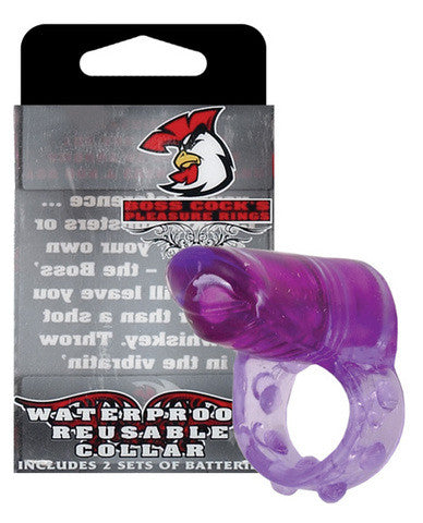 Evolved boss cocks pleasure ring the collar - purple/purple