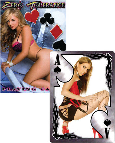 Evolved playing cards - zero tolerance