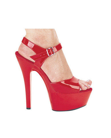 Ellie shoes&amp;#44; juliet 6in pump 2in platform red nine