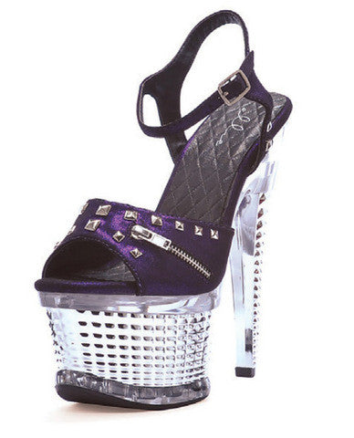 Ellie shoes zane 6in textured platform purple nine