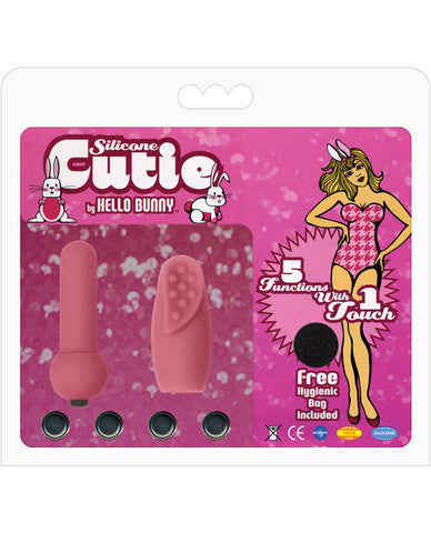 Silicone cutie - pink  w/5 function mini vibe
