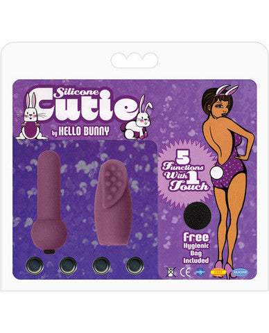 Silicone cutie - purple w/5 function mini vibe
