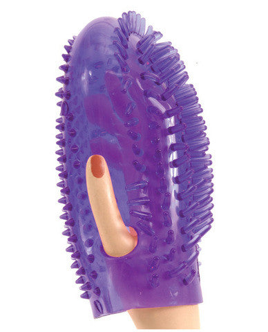 Jelly mitt purple - bulk