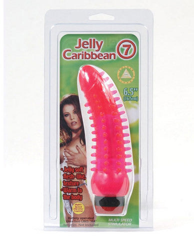 Jelly caribbean #7&amp;#44; 6.5in pink