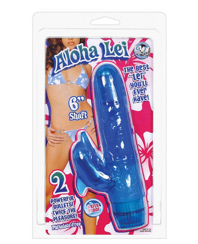 Aloha lei 6in waterproof vibe - blue