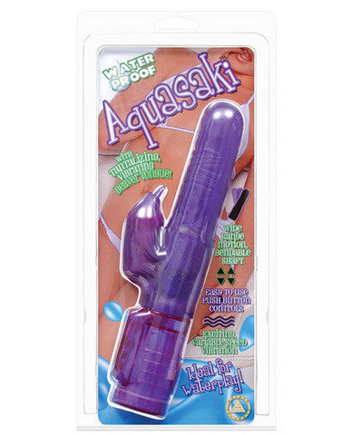 Aquasaki with tantalizing vibrating beaver tongue - lavend